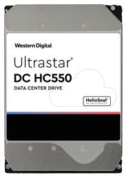 Western Digital Ultrastar DC HC550 18TB HDD Σκληρός Δίσκος 3.5'' SAS 3.0 7200rpm με 512MB Cache για NAS / Server