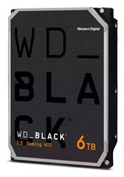 Western Digital WD Black 6TB HDD Σκληρός Δίσκος 3.5'' SATA III 7200rpm για Desktop