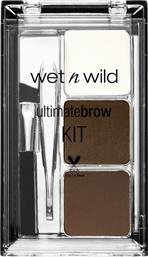 Wet n Wild Ultimate Brow Kit Σετ Περιποίησης Φρυδιών Soft Brown
