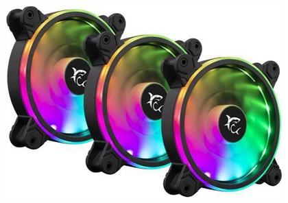 White Shark Nebula - ARGB KIT Case Fan 120mm 3τμχ