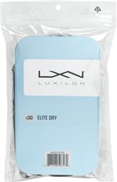 Wilson Luxilon Elite Dry Overgrip Ασημί 30τμχ από το E-tennis