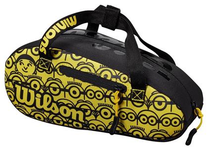 Wilson Minions Mini Τσάντα Ώμου / Χειρός Τένις 12 Ρακετών Κίτρινη