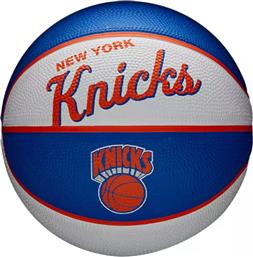 Wilson NBA Team Retro New York Knicks Mini Μπάλα Μπάσκετ Indoor/Outdoor από το Zakcret Sports