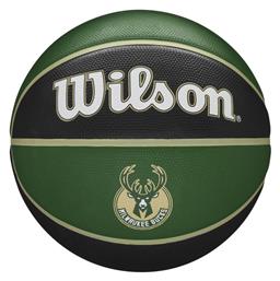 Wilson NBA Team Tribute Milwaukee Bucks Μπάλα Μπάσκετ Outdoor από το MybrandShoes