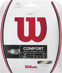 Wilson NXT Χορδή Τένις Λευκή 12.2m, Φ1.24mm