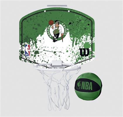 Wilson Παιδική Μπασκέτα Εσωτερικού χώρου Πόρτας με Μπάλα NBA Boston Celtics από το MybrandShoes