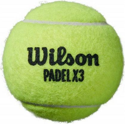 Wilson Performance Speed Padel x3 Μπαλάκια Padel για Προπόνηση 3τμχ από το E-tennis