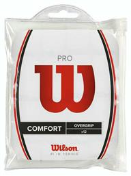 Wilson Pro Overgrip Λευκό 12τμχ