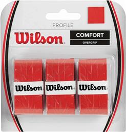 Wilson Profile Overgrip Κόκκινο 3τμχ από το Outletcenter