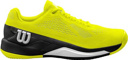 Wilson Rush Pro 4.0 Ανδρικά Παπούτσια Τένις για Σκληρά Γήπεδα Κίτρινα από το Cosmos Sport