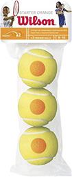 Wilson Starter Game Orange Μπαλάκια Τένις Παιδικά 3τμχ