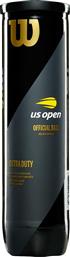 Wilson US Open Official Ball Μπαλάκια Τένις για Τουρνουά 4τμχ από το Cosmos Sport