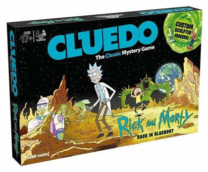 Winning Moves Cluedo Rick and Morty Back in Blackout 17+ Ετών (EN)