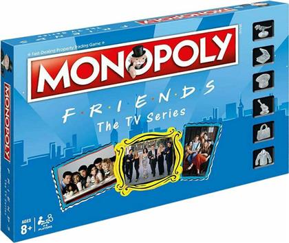 Winning Moves Επιτραπέζιο Παιχνίδι Monopoly Friends για 2-6 Παίκτες 8+ Ετών από το Designdrops