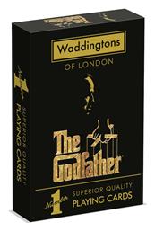 Winning Moves Waddingtons No.1 - The Godfather Συλλεκτική Τράπουλα Πλαστικοποιημένη Μαύρη από το Designdrops