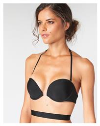 Wonderbra Ultimate Μαύρο Σουτιέν για Βαθύ Ντεκολτέ με Μπανέλες από το Modivo