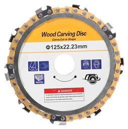 WOOD CARVING DISC Δίσκος Κοπής Ξύλου 125mm με 9 Δόντια