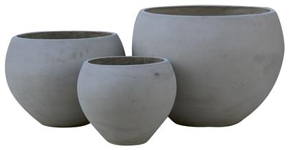 Woodwell Flower pot-5 set 3 Κασπώ Γκρι Σετ 3τμχ από το Esmarket