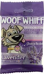 Woof Whiff Αποσμητικό Μενταγιόν για Περιλαίμιο Σκύλου με Λεβάντα από το Plus4u