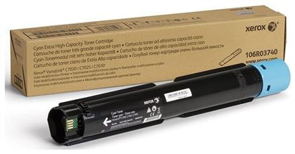 Xerox 106R03748 Γνήσιο Toner Laser Εκτυπωτή Κυανό High Capacity 5000 Σελίδων