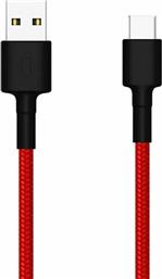 Xiaomi Braided USB 2.0 Cable USB-C male - USB-A male Κόκκινο 1m (SJV4110GL) από το Public