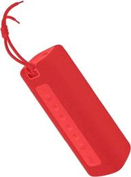 Xiaomi Mi Portable Αδιάβροχο Ηχείο Bluetooth 16W με Διάρκεια Μπαταρίας έως 13 ώρες Κόκκινο