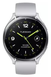 Xiaomi Watch 2 47mm Αδιάβροχο με Παλμογράφο (Silver)