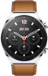 Xiaomi Watch S1 Stainless Steel 46mm Αδιάβροχο με Παλμογράφο (Silver / Brown Leather Strap & Grey Fluororubber Strap) από το e-shop