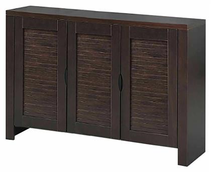 Ξύλινη Παπουτσοθήκη με 2 Ράφια Καφέ Μ114xΠ34xΥ68cm