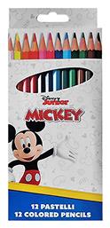 Ξυλομπογιες Σετ=12 Χρωματα Mickey Disney