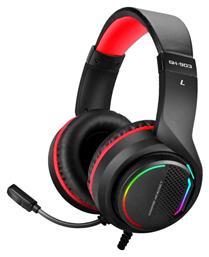 Xtrike Me 7.1 Surround RGB GH-903 Over Ear Κόκκινο από το Public