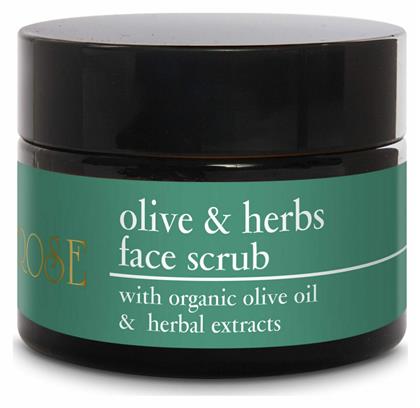 Yellow Rose Olive & Herbs Face Scrub 50ml