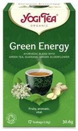 Yogi Tea Πράσινο Τσάι Βιολογικό Προϊόν Green Energy 17 Φακελάκια 30.6gr 17τμχ