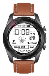 Z57 Aluminium Smartwatch με Παλμογράφο (Brown/Silver)