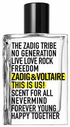 Zadig & Voltaire This Is Us Eau de Toilette 50ml