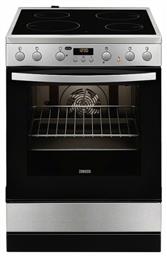 Zanussi Ελεύθερη με Κεραμικές Εστίες Inox ZCV65320XA από το Media Markt