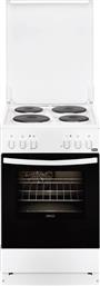 Zanussi ZCE550G1WA Κουζίνα 54lt με Εμαγιέ Εστίες Π50εκ. από το Kotsovolos
