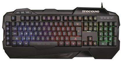 Zeroground KB-2500G Hanzo v2.0 Gaming Πληκτρολόγιο με RGB φωτισμό (Αγγλικό US) από το Public