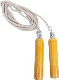 Zeus Σχοινάκι Γυμναστικής Με Ξύλινες Λαβές 2.74m