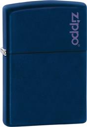 Zippo Αναπτήρας Λαδιού Αντιανεμικός Navy Blue Classic Logo από το Plus4u