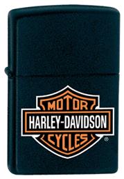Zippo Αναπτήρας Λαδιού Αντιανεμικός σε Μαύρο χρώμα Harley Davidson