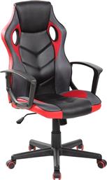 Zita Plus A6230 Καρέκλα Gaming Δερματίνης Μαύρο/Κόκκινο από το Designdrops