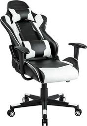 Zita Plus A6250 Καρέκλα Gaming Δερματίνης Μαύρο/Λευκό από το Designdrops