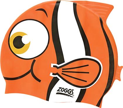 Zoggs Nemo Σκουφάκι Κολύμβησης Παιδικό από Σιλικόνη Πορτοκαλί από το Ladopano