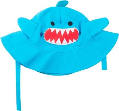 Zoocchini Παιδικό Καπέλο Bucket Υφασμάτινο Αντηλιακό Καρχαριάκι Γαλάζιο από το Spitishop
