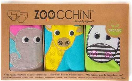 Zoocchini Παιδικό Σετ με Βρακάκια για Κορίτσι Πολύχρωμα Safari 3τμχ από το Troumpoukis