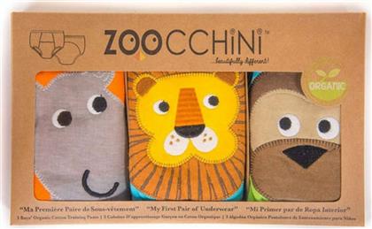 Zoocchini Παιδικό Σετ με Βρακάκια Πολύχρωμα Safari 3τμχ