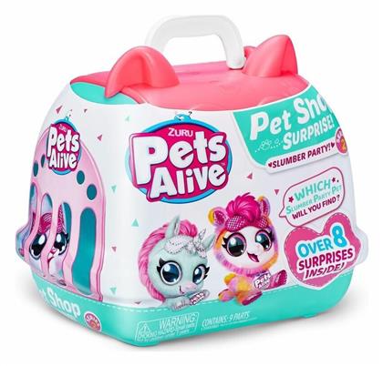 Zuru Παιχνίδι Μινιατούρα Pets Alive - Slumber Party (Διάφορα Σχέδια) 1τμχ